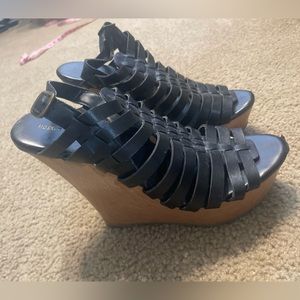 Mossimo Brand Black Wedges